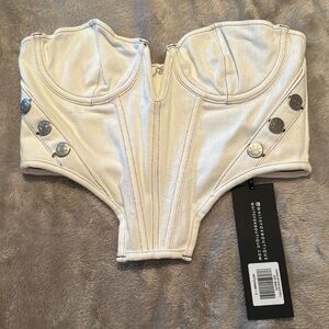 White Fox / Change My Mind Bustier / Size S